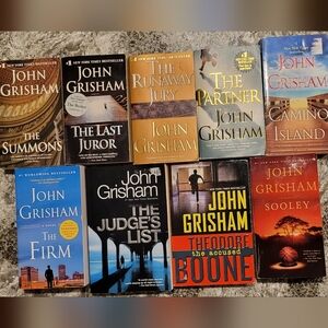 John Grisham Lot of 9 paperback Books